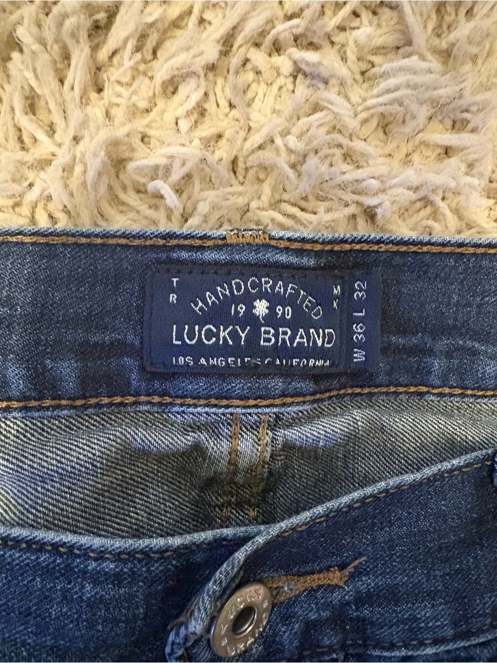 Lucky Brand 221 Original Straight Men’s Jeans 36x32